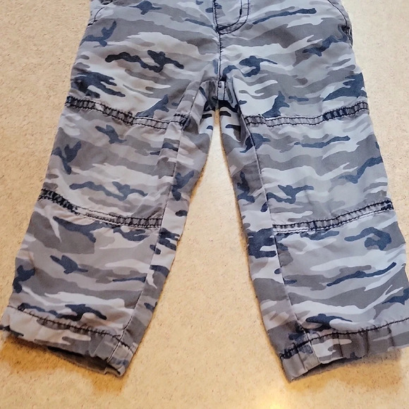 Gymboree Urban Camouflage Gray Black Casual Bottoms With Inside Lining 18-24MO - Picture 6 of 7